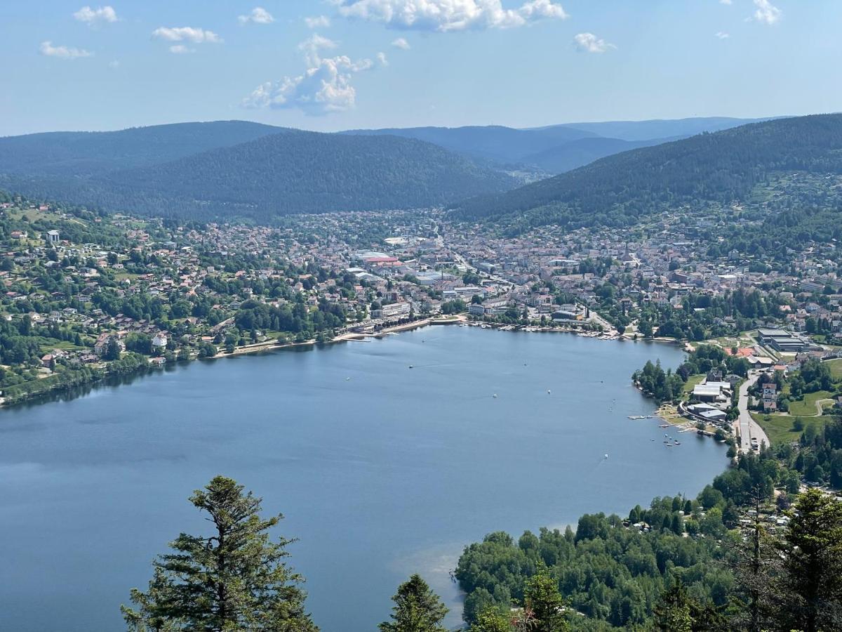 Le Chalet Blanc De Gerardmer Avec Spa Exteriör bild